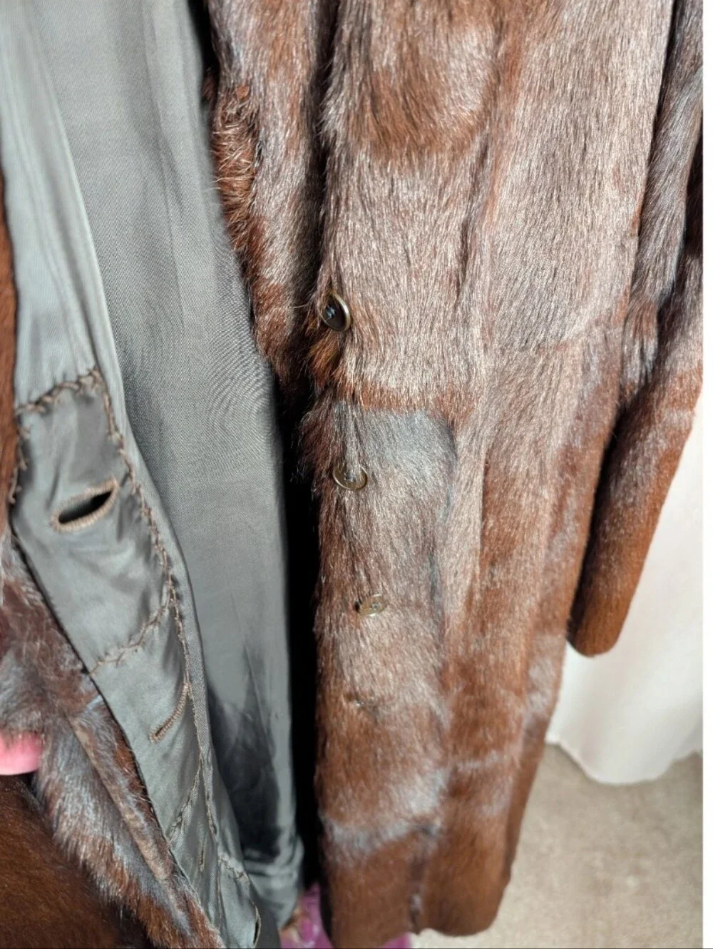 Vintage Real Mink Coat